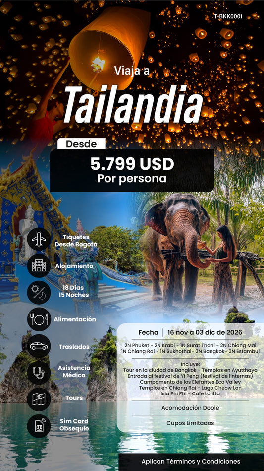 TAILANDIA / NOCHE DE FAROLES