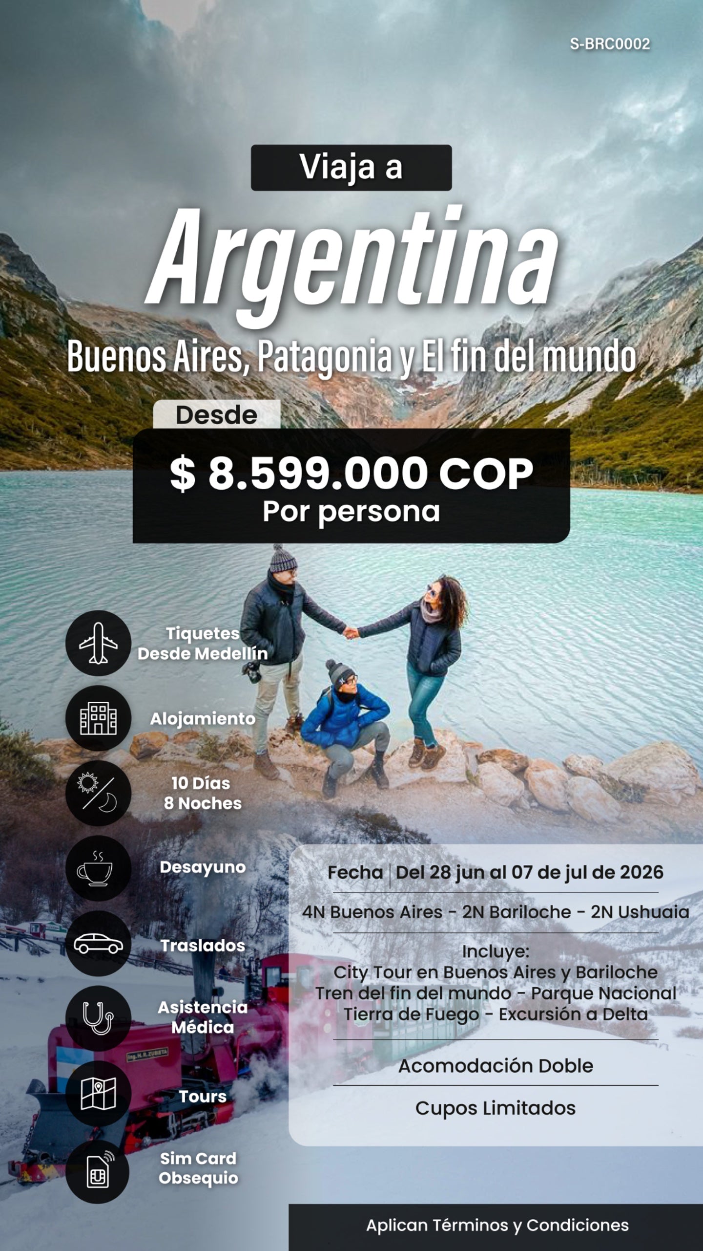 ARGENTINA/ Buenos Aires, Patagonia y el Fin del mundo